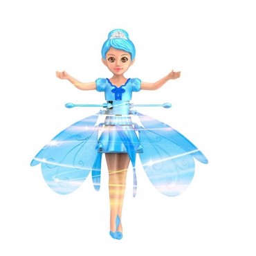 Papusa zana zburatoare Flying Fairy Bleu
