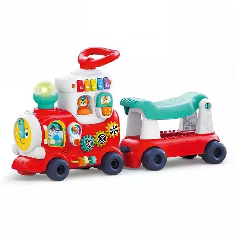 Trenulet interactiv pentru copii 4 in 1 Hola Toys
