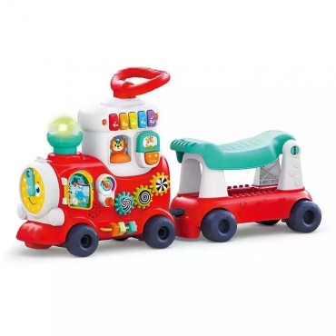  Trenulet interactiv pentru copii 4 in 1 Hola Toys