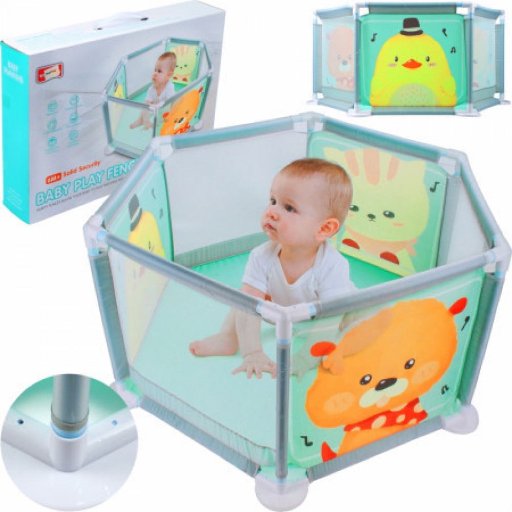  Tarc pentru bebe cu imprimeuri colorate Baby Play