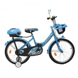 Bicicleta pentru copii cu roti ajutatoare Blue 20 inch 2082