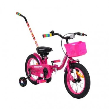 Bicicleta cu maner Byox Freespirit Pink 14 inch 