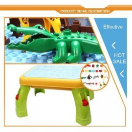Masuta educativa tip Lego Zoo Bebeking