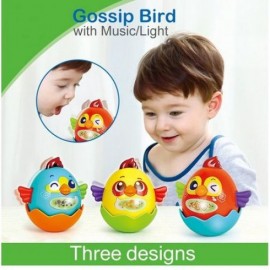Jucarie interactiva pentru copii Gossip Bird galben Hola Toys