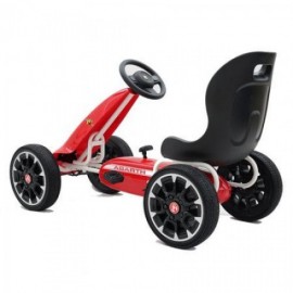 Kart cu pedale Abarth 500 Assetto Red - Cangaroo