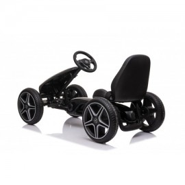 Kart cu pedale si roti EVA Mercedes Benz- Black