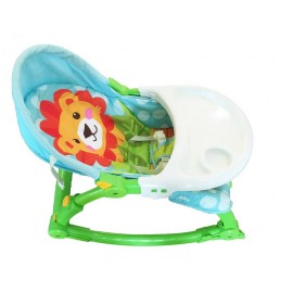 Balansoar pentru copii cu vibratii si scaun de masa Lion 
