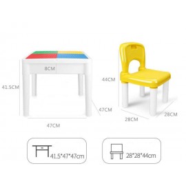 Masa Tip Lego cu 2 scaune incluse