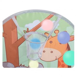 Piscina pentru copii cu cos de baschet Zoo