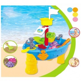 Masuta de joaca pentru apa si nisip Corabia Piratilor-24 piese