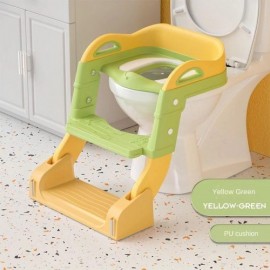 Reductor de toaleta pentru copii si olita portabila-galben