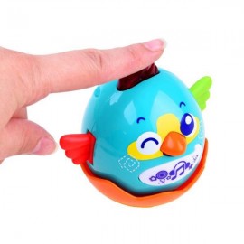 Jucarie interactiva pentru copii Gossip Bird bleu - Hola Toys