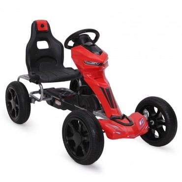 Kart cu pedale pentru copii Go Kart 1502 Rosu