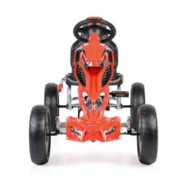 Kart cu pedale BYOX Adrenaline PVC - 1504 rosu