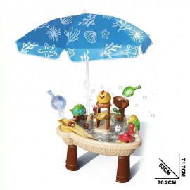 Masuta de nisip si apa cu umbrela Angry Birds 
