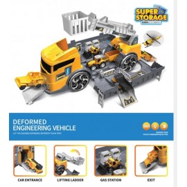 Set de joaca masina de constructii  si accesorii incluse 