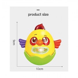 Jucarie interactiva pentru copii Gossip Bird galben Hola Toys