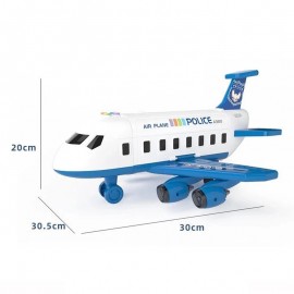Avion cargo pentru copii simulator transport cu sunete si lumini